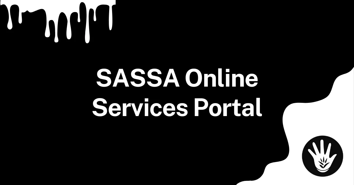 SASSA Online Services Portal
