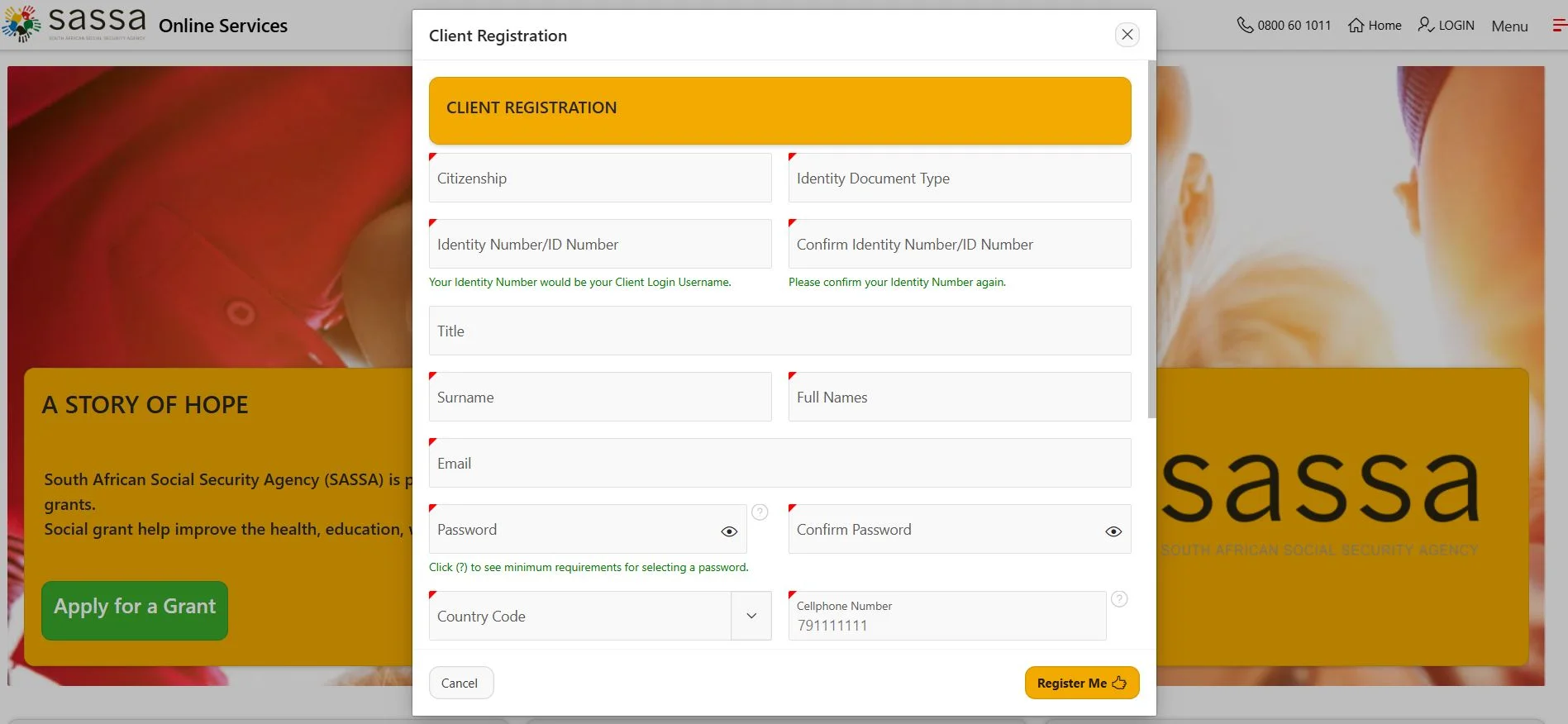 SASSA Online Services Portal (services.sassa.gov.za) [2025]